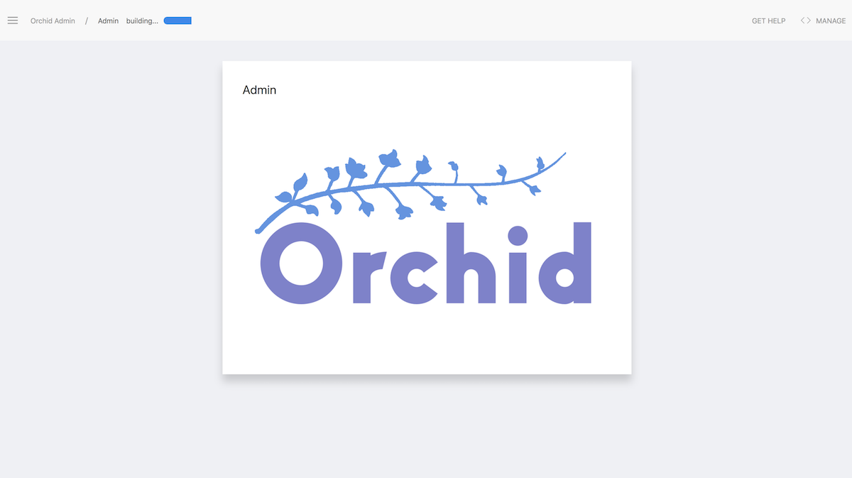 Admin panel progress