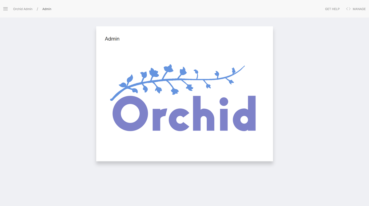 Admin panel